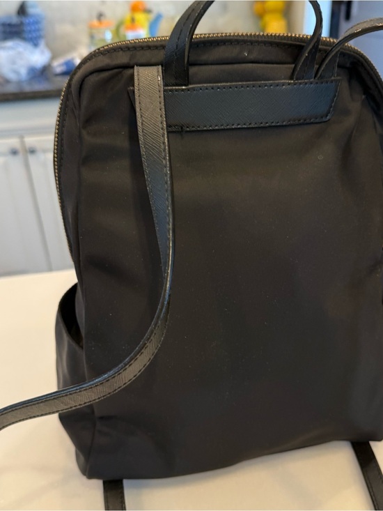 Kate Spade Blake Avenue Nylon Black Backpack Adjustable Leather Straps NWOT main image 7